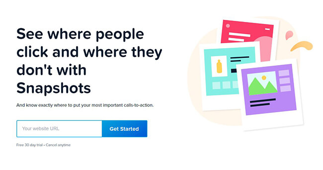 crazy egg homepage