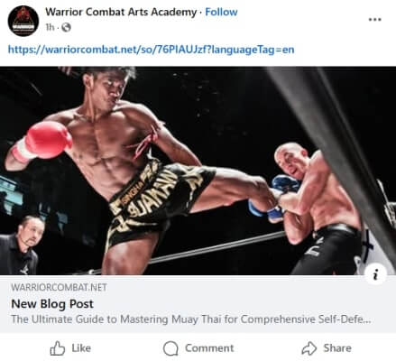 facebook link post