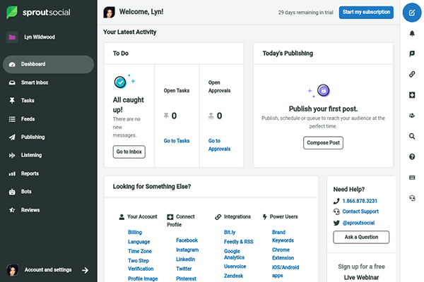 02 sprout social dashboard