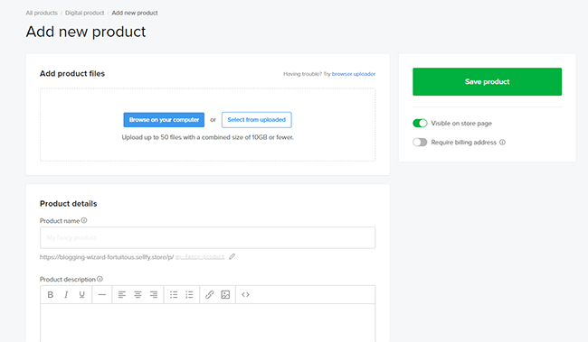 06 Products - select type