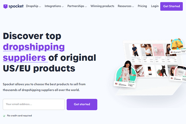 12 spocket homepage