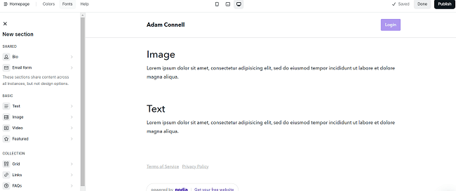 12 Website builder - Drag and drop editor