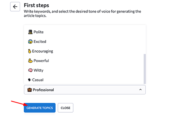 18 ai writer generate topics