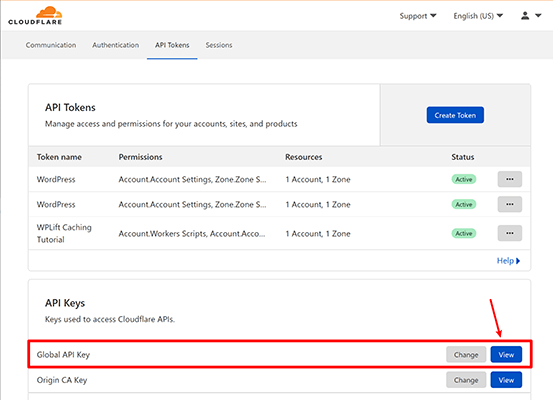 18 View your Global API Key