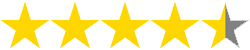 4.5/5 Stars