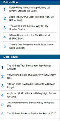 Editors Pick