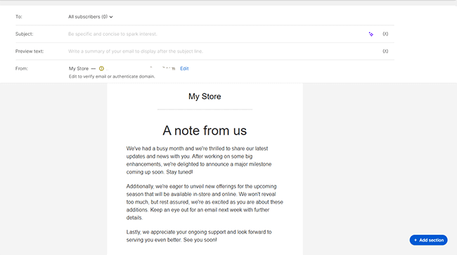 email drag and drop