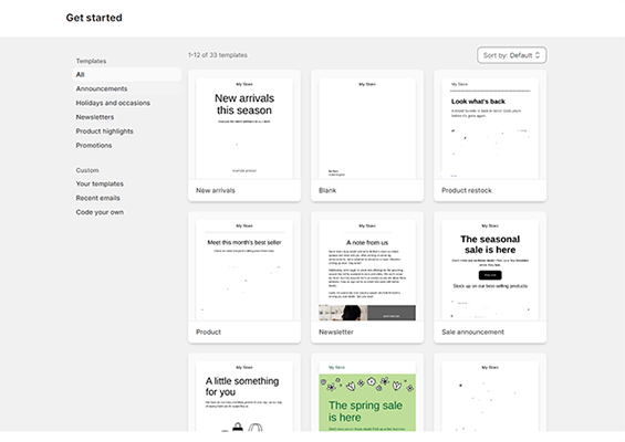 email template