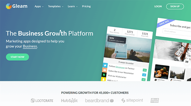 Gleam Homepage