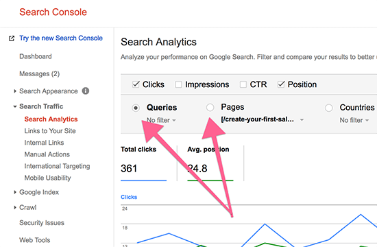 Google Search Console Queries