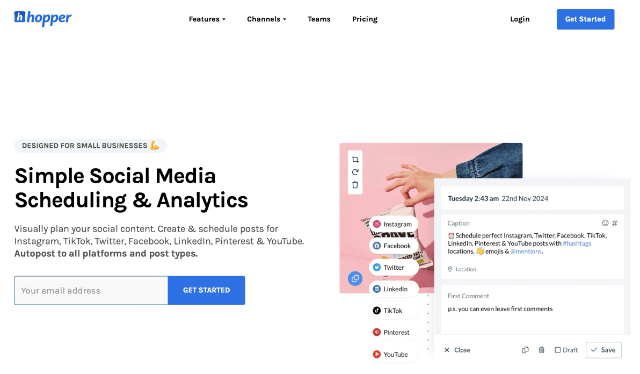 Hopper Homepage