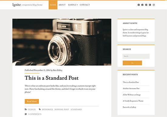 Ignite Theme