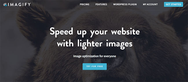 imagify homepage