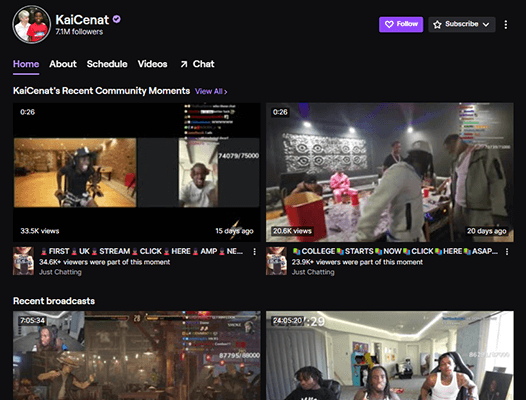 kaicenat twitch