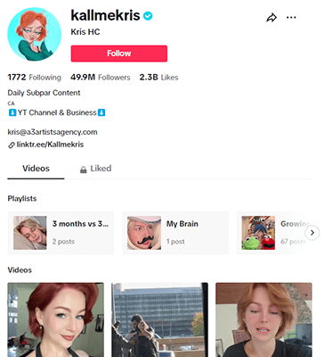 kallmekris tiktok