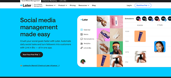 Later Homepage