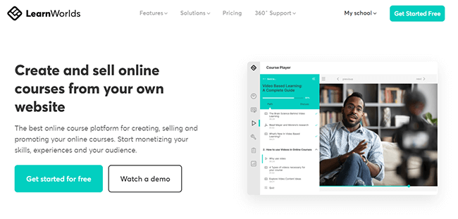 LearnWorlds Homepage