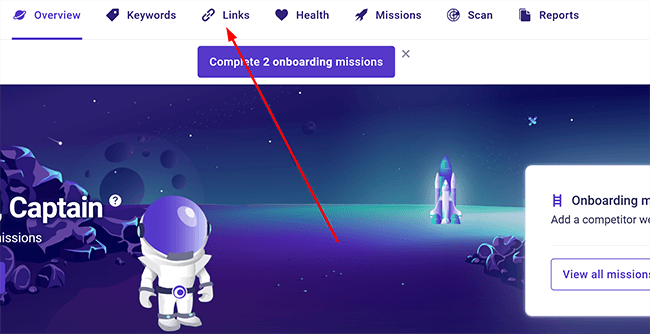 Links - Dashboard