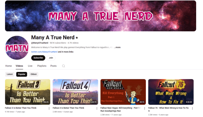 manyatruenerd youtube