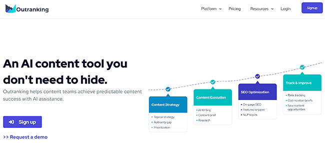 outranking homepage