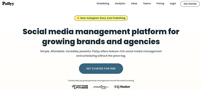 Pallyy Homepage