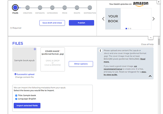 publishdrive upload your files