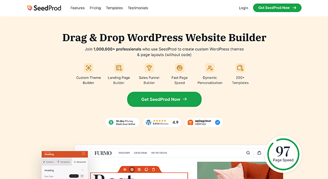 SeedProd Homepage