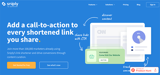 Sniply Homepage