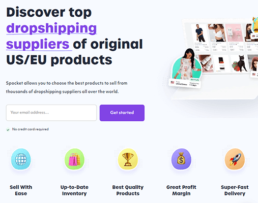 spocket homepage