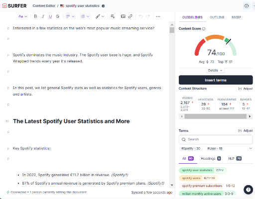 surfer seo content optimization
