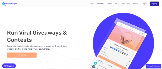 sweepwidget