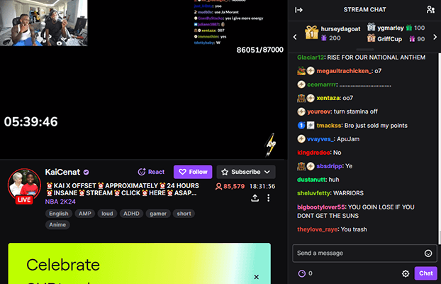 twitch livestream