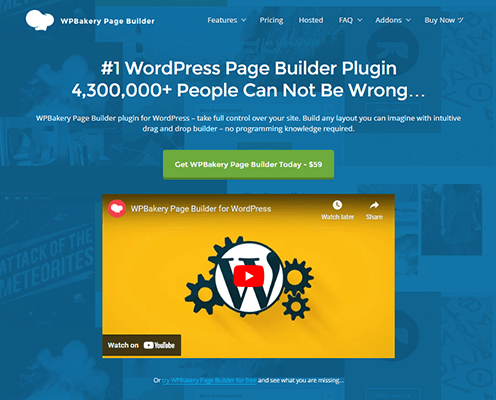 wpbakery homepage